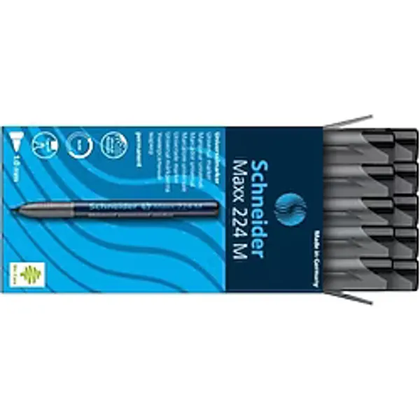Schneider Maxx 224 M 1.0 MM Asetat Kalemi 10 Lu