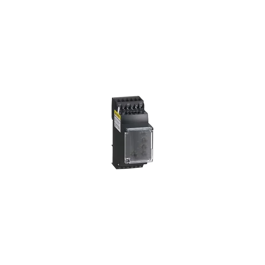 Schneider RM35TF30 - Harmony, 3 Fazlı Besleme Kontrol Rölesi, Aralık 220 Ila 480 Vac, Sıra, Faz Arızası, - Siyah