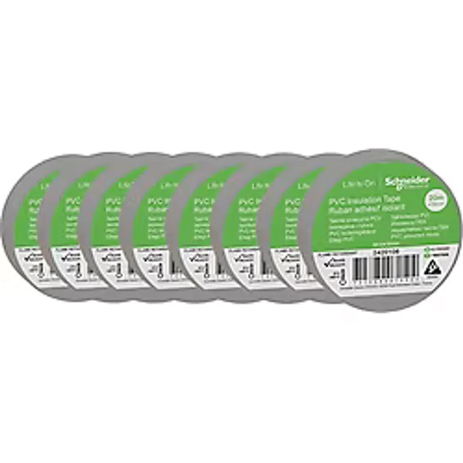 Schneider Thorsman 2420108-8 19 mm x 20 m 8 Adet Gri Elektrik Bandı