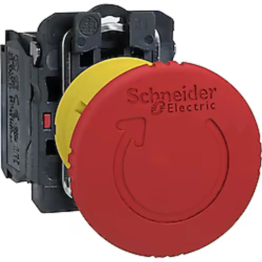 Schneider Xb5as8442 Acil Stop Butonu 1nk Çevir-çek Tip 22mm