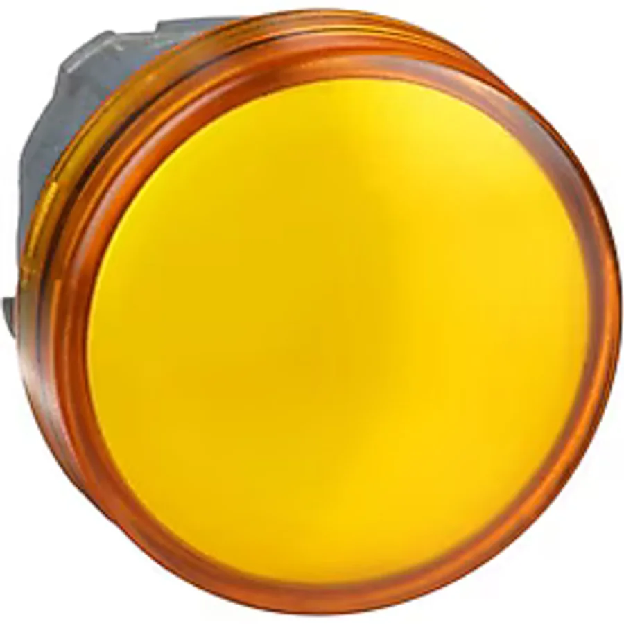 Schneider ZB4BV053 Entegre Led için 22mm Turuncu Düz Lensli Pilot Işığı Başlığı