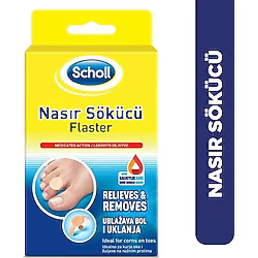 Scholl Su Geçirmez Nasır Sökücü Flaster 4'lü