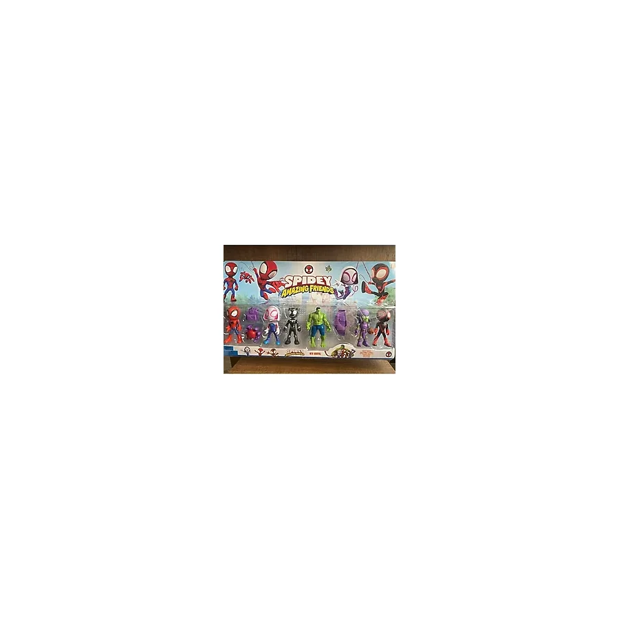 scntoys Spiderman Spidey Ve Arkadaşları 6'lı Figür Set oyuncak spiderman figür 6lı set