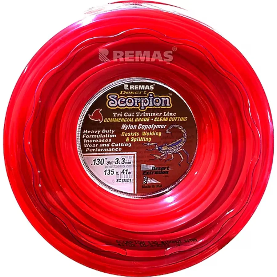 Scorpion Akrep Misina 3.3mm 41m Kırmızı 3 Köşe