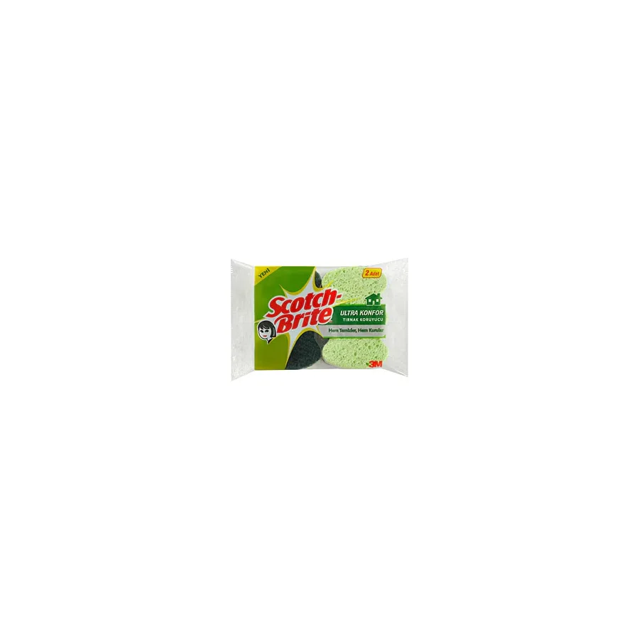 Scotch-Brite Ultra Konfor Tırnak Koruyucu 2'li Bulaşık Süngeri