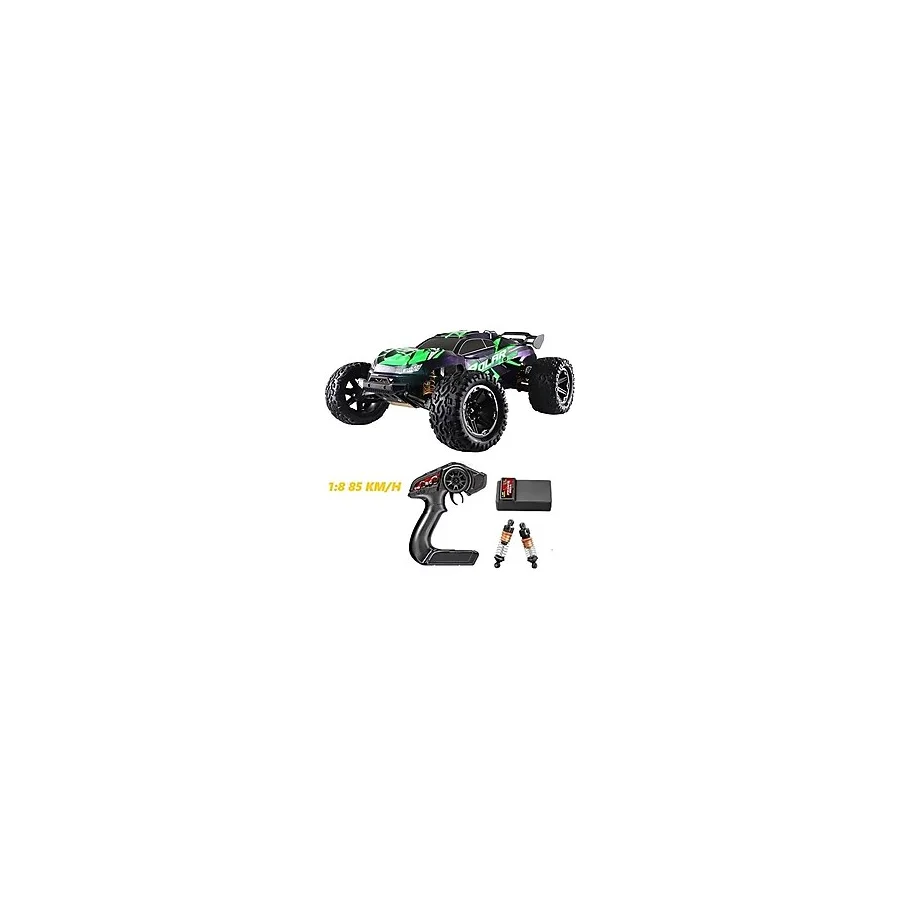 Scowetto Elektrikli RC 1:8 Ölçek Servo Motor Süspansiyonlu Arazi Aracı Spor Araç 85 Km Hız RC Araç - Yeşil