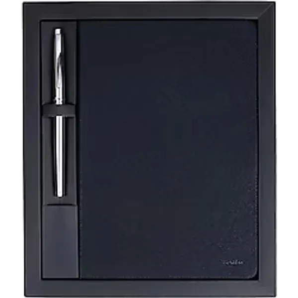 Scrikss Sd300-1 Chester Premium Defter A5 Siyah + 800M Krom Roller