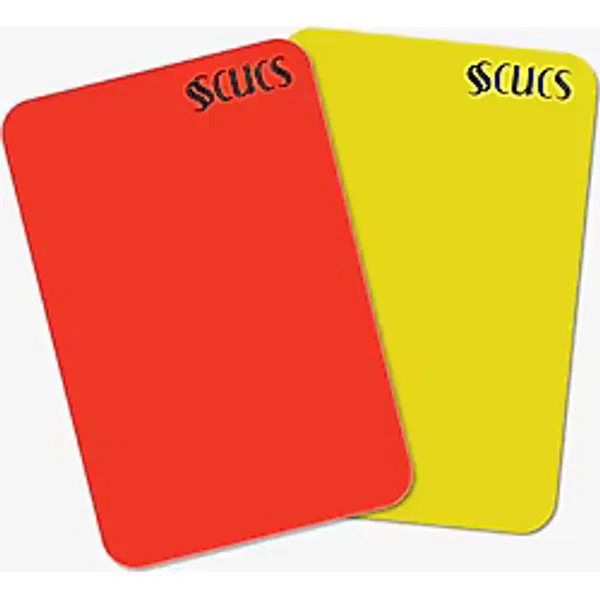 Scucs 1380 Hakem Kartı Takım Sarı-Kırmızı