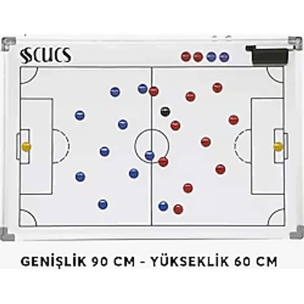 Scucs Futbol Taktik Tahtası Duvar Tipi Scx 1301