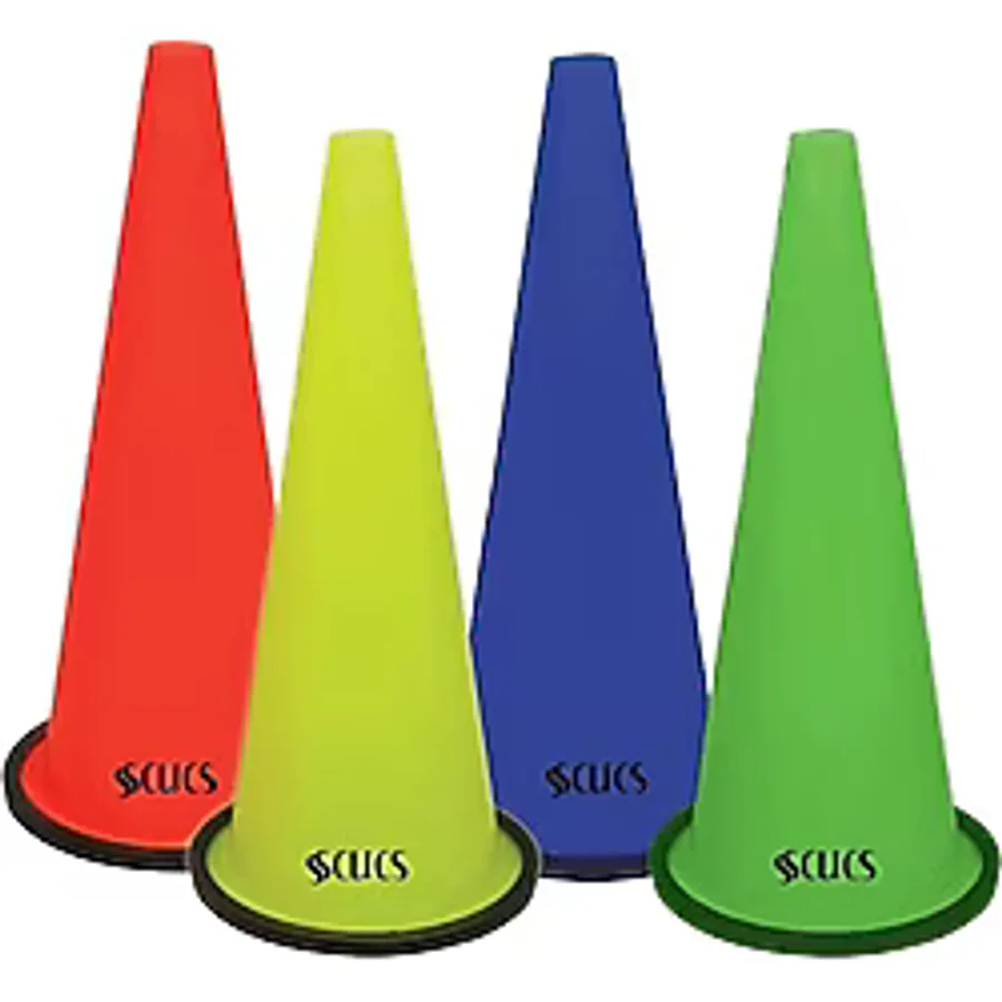 Scucs Sarı Büyük Antrenman Hunisi 45 Cm 10Lu Scx Çok Renkli