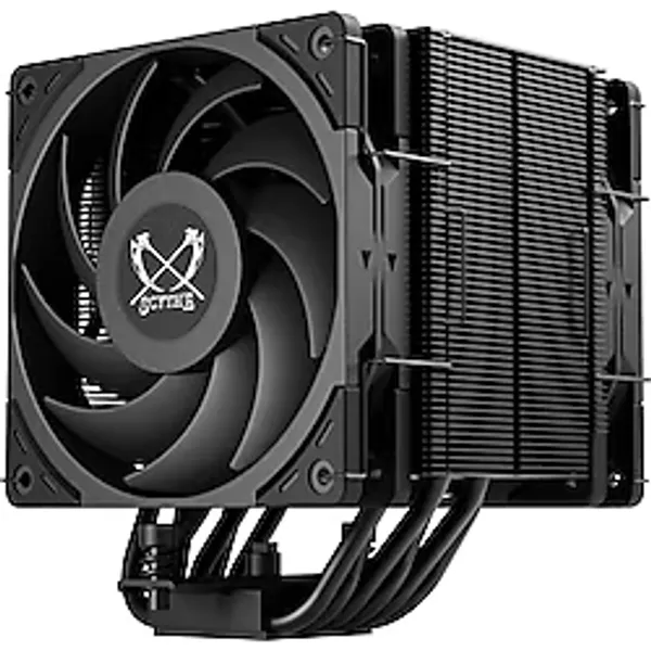 Scythe Mugen 6 Dual Fan Black Edition Cpu Hava Soğutucu, Intel Lga1700, Lga1151, AMD Am5, Am4 Desteği, 120Mm, Tek Kule,