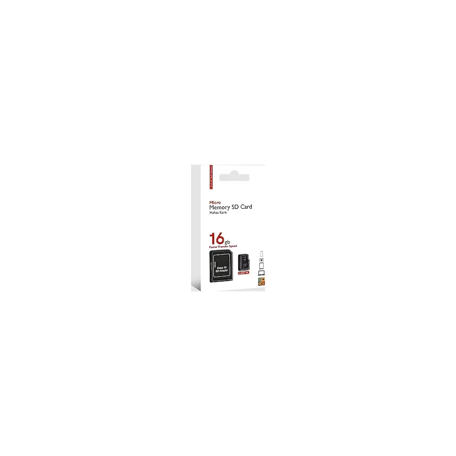 Sd Card Veri Depolama Sd Kart Kamera/ PC / Tv / Telefon Uyumlu Hafıza Kartı Sd Adaptör Dahil - 16 GB