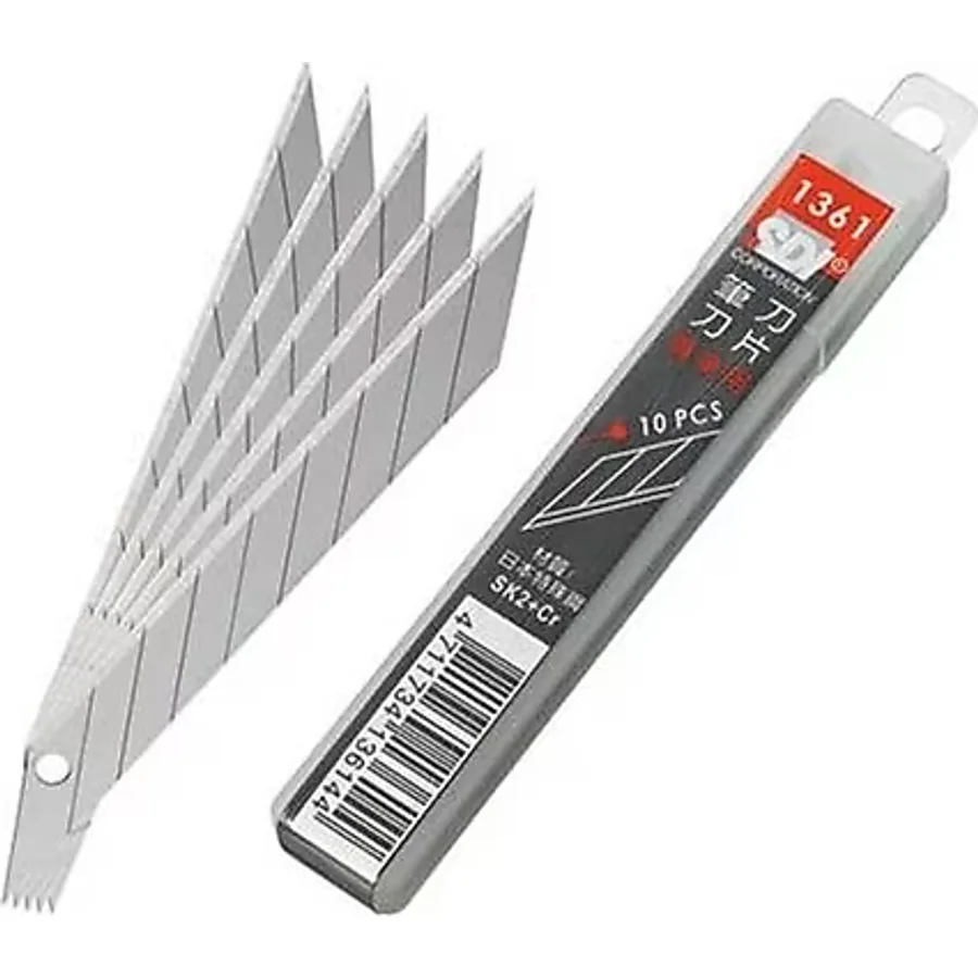 Sdi Sdı 1361 Maket Bıçağı Yedeği 30" Dar 10'lu