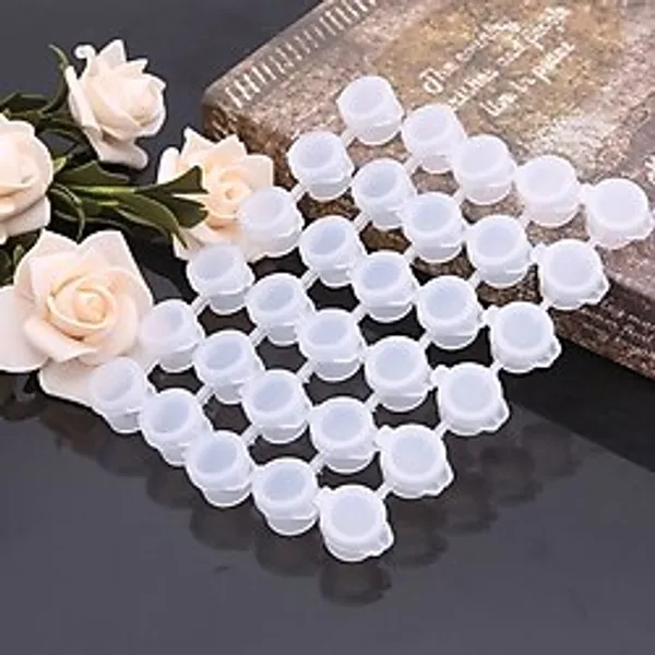 se7enck Plastik Boya Kutusu 100 Göz 10ml, Boncuk Kutusu , Lens Kutusu ,saklama Kutusu, Minik Saklama Kutusu