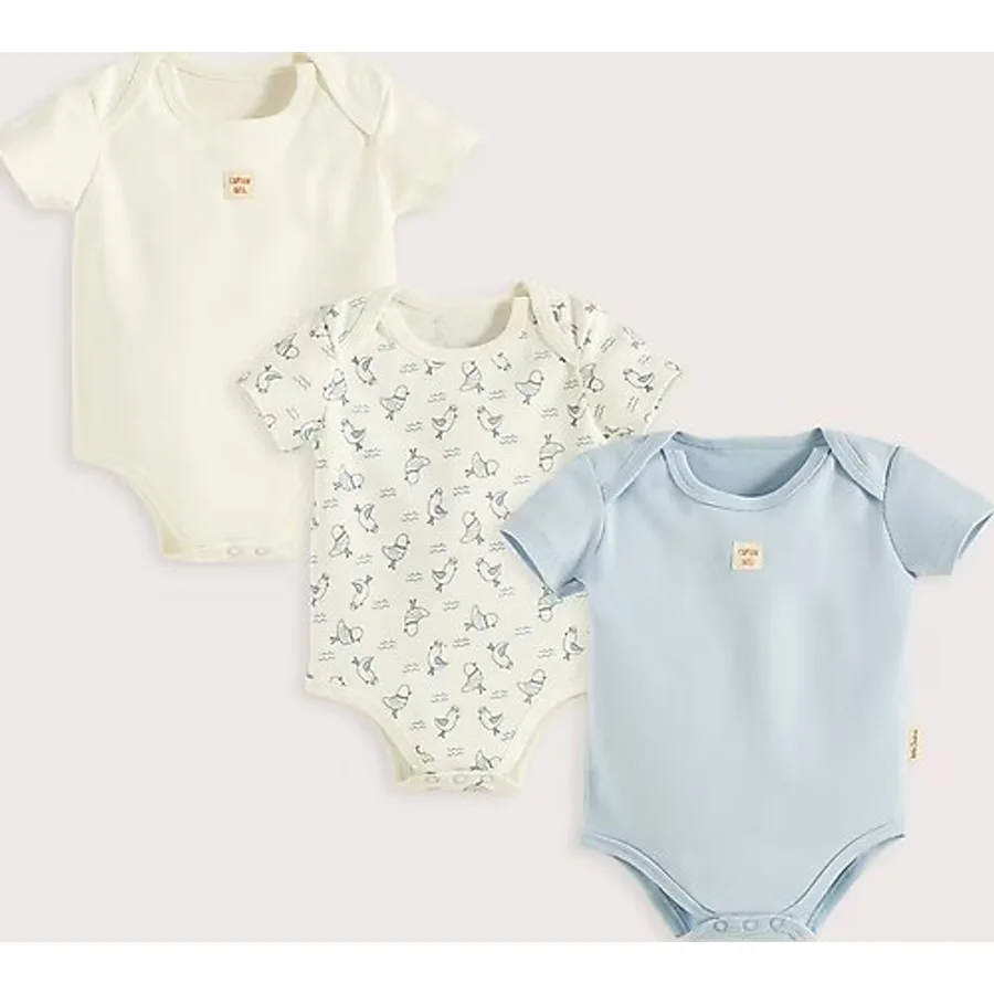 Sea Sıde 3'Lü Kutu Body Set Ekru/Mavi