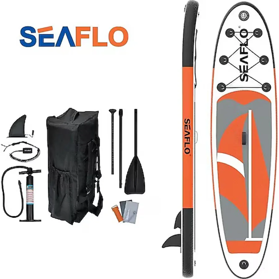 Seaflo Waikiki 10 Sup Paddle Board Kürek Sörfü Set Turuncu