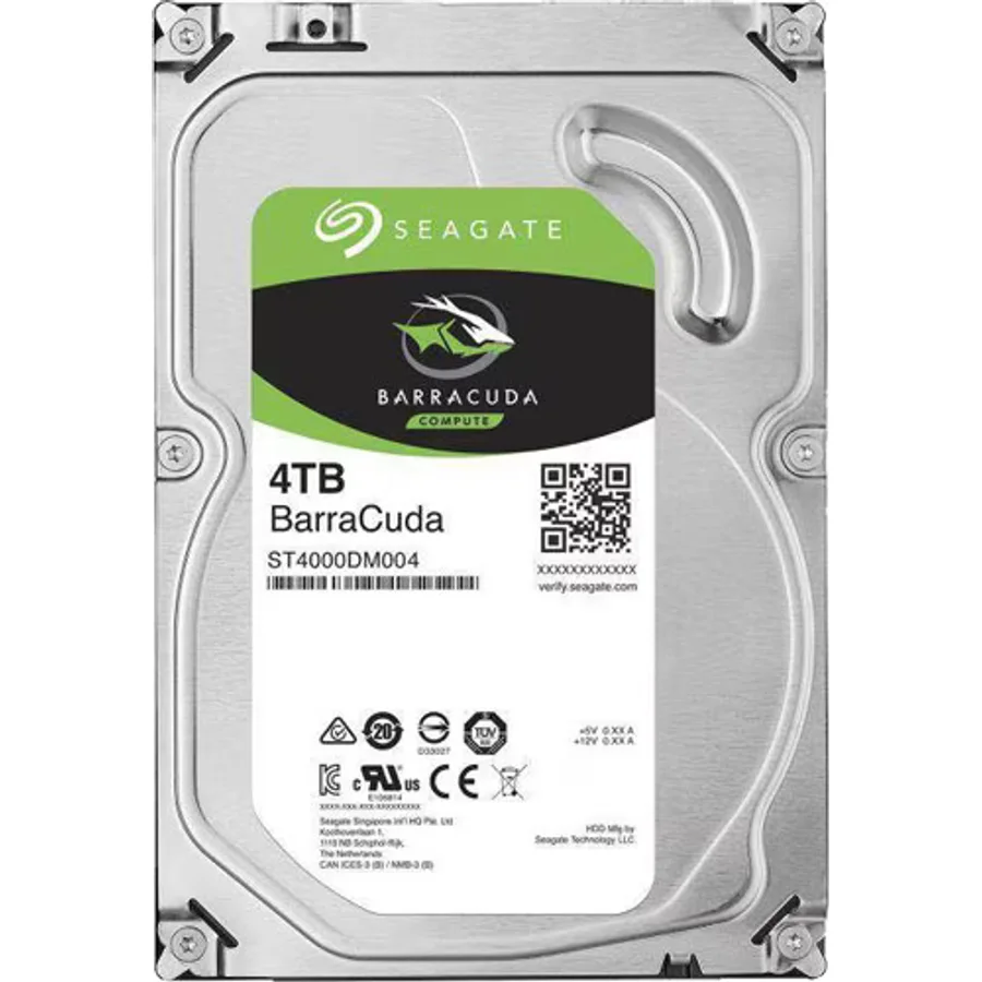 Seagate BarraCuda ST4000DM004 SATA 3.0 5400 RPM 3.5" 4 TB Harddisk