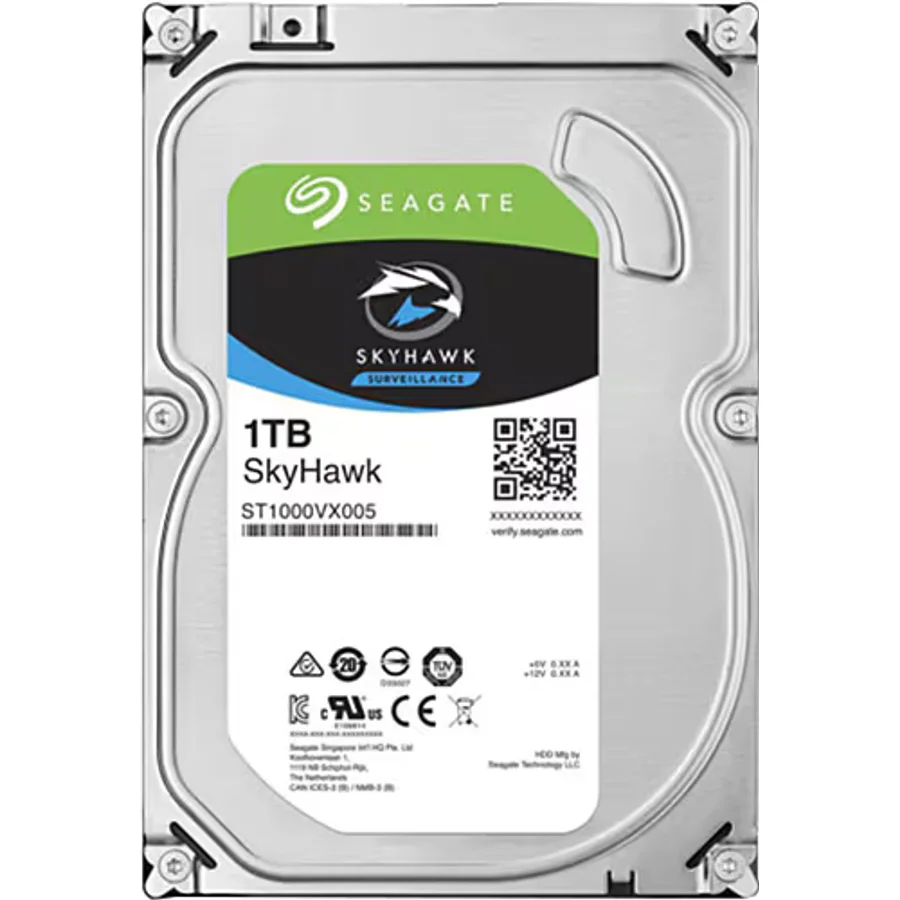 Seagate SkyHawk ST1000VX005 SATA 3.0 5900 RPM 3.5" 1 TB Harddisk