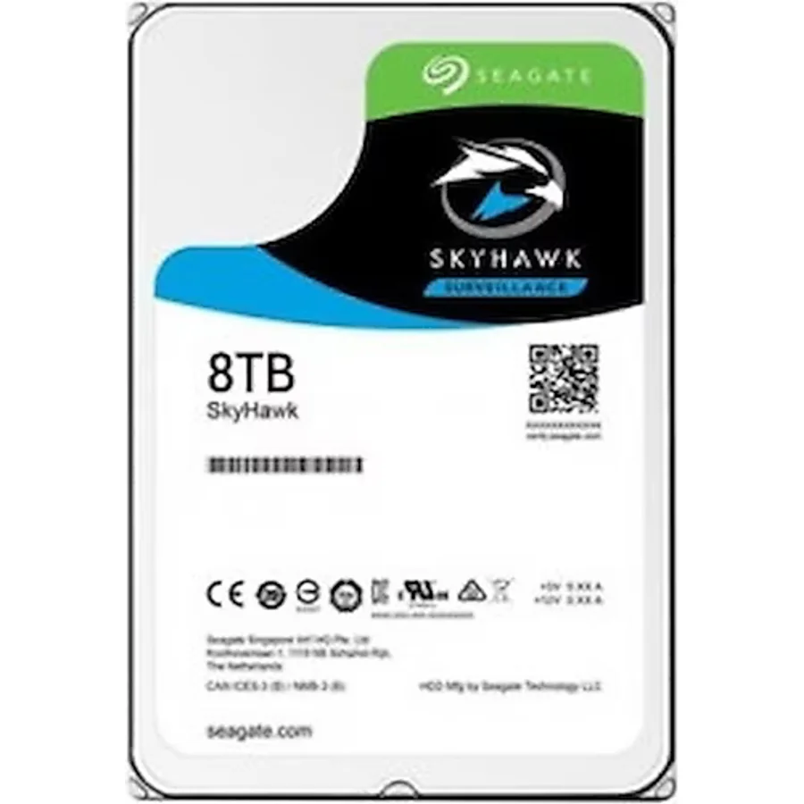 Seagate SkyHawk ST8000VX010 SATA 3.0 5400 RPM 3.5" 8 TB Harddisk