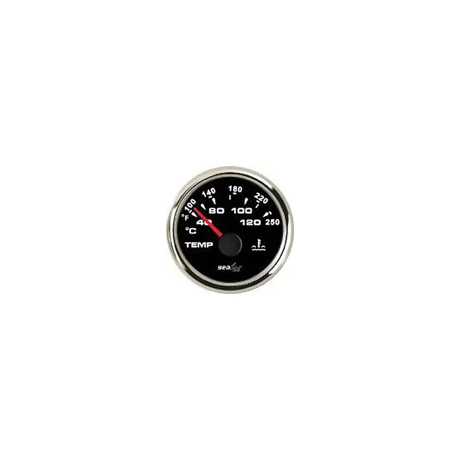 Sealux Hararet Göstergesi Ø52Mm Siyah 12/24V Siyah
