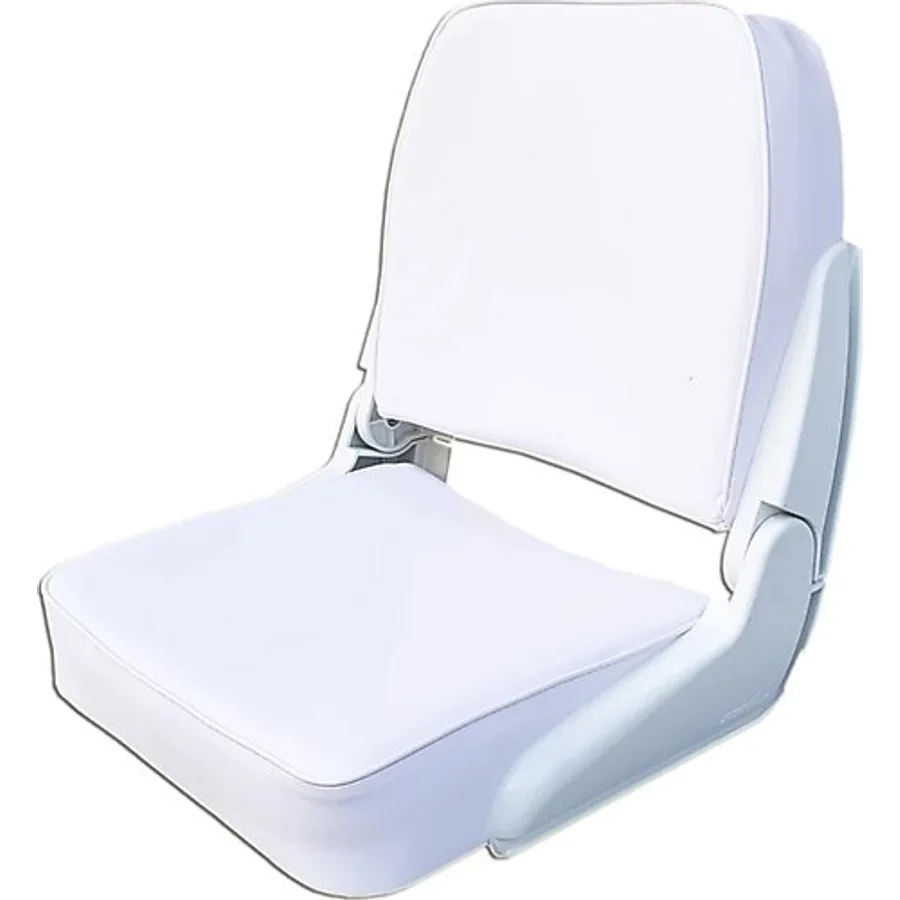 Sealux Tekne Kaptan Koltuğu. Beyaz. Katlanır Koltuk 48cm