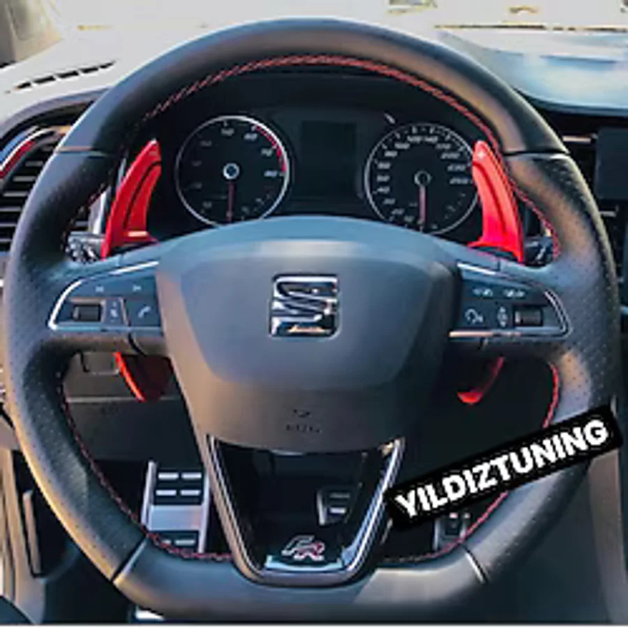 Seat Ateca F1 Direksiyon Kulakçık Kırmızı