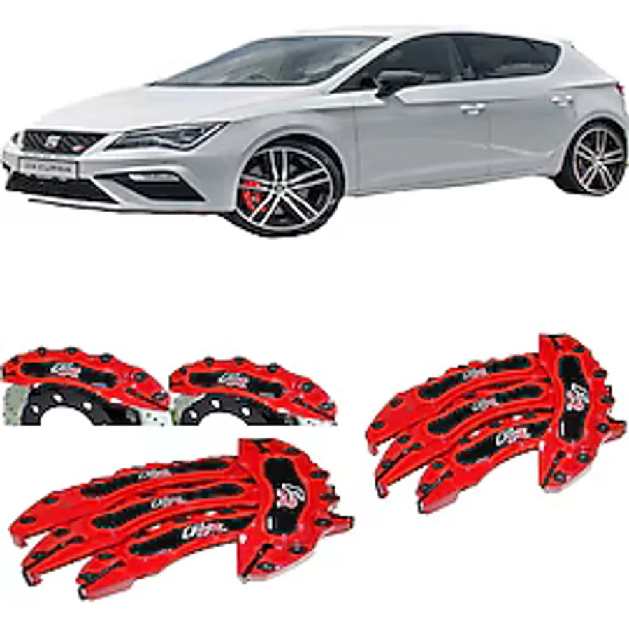 SEAT LEON FR KIRMIZI 4-LÜ KALİPER KAPAGI