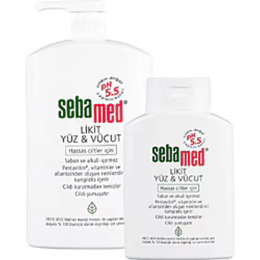 Sebamed Likit Yüz & Vücut Temizleyici 1000 + 200 ml