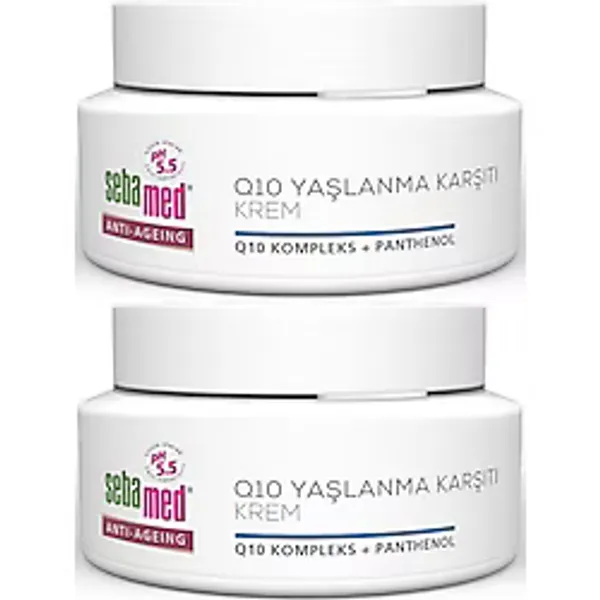 Sebamed Q10 Yaşlanma Ve Kırışıklık Karşıtı Koruyucu Anti-Age Krem 50Ml (2 Li Set)