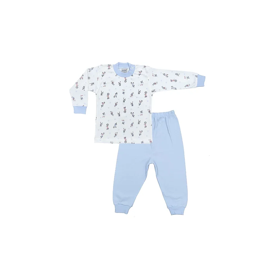 Sebi Bebe 2218 Bisikletli Bebek Pijama Takımı
