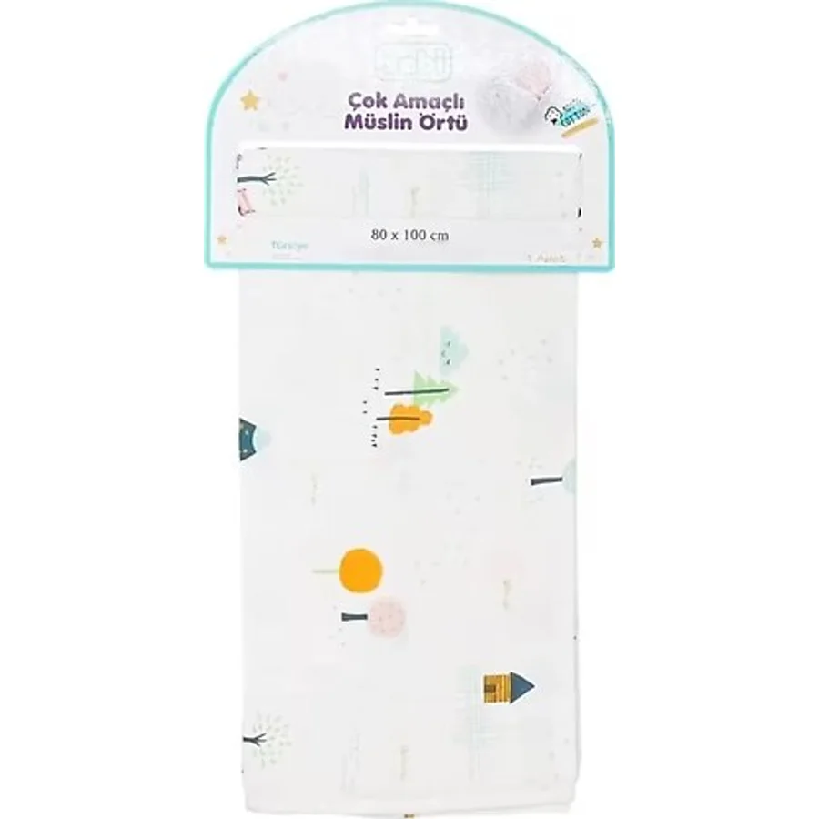 Sebi Bebe Çok Amaçlı Müslin Örtü 80X100 Cm