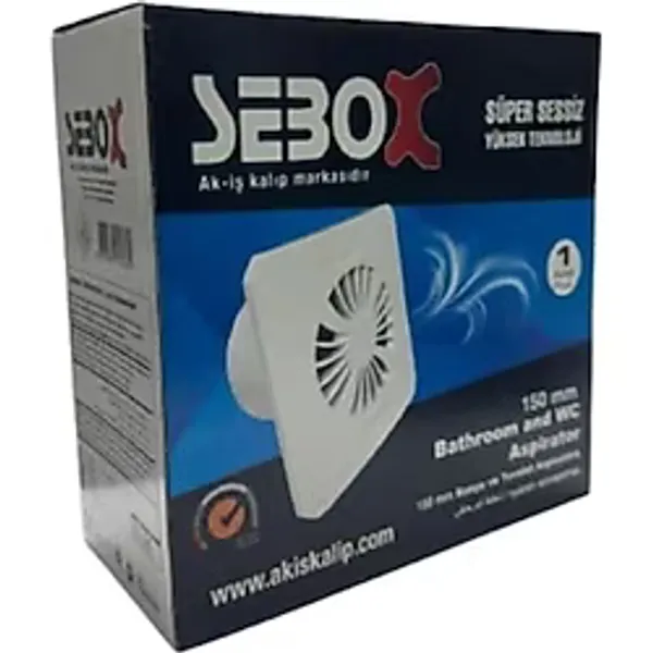 sebox 150 LİK BANYO VE TUVALET ASPİRATÖR HAVALANDIRMA FANI