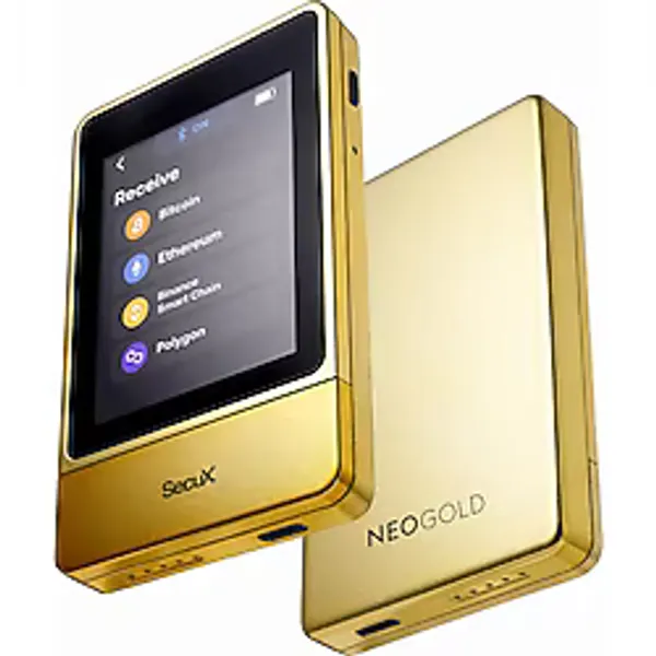 Secux Neogold Bitcoin & Kripto Soğuk Cüzdan - Şifre Koruma Özellikli Kullanışlı Tasarım