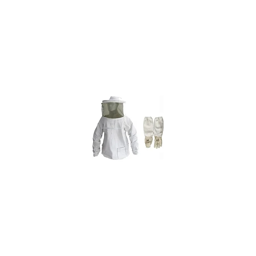 Sedef Beekeeping Arıcı Mont Maske + Arıcı Uzun Eldiven Kıyafet Set XL