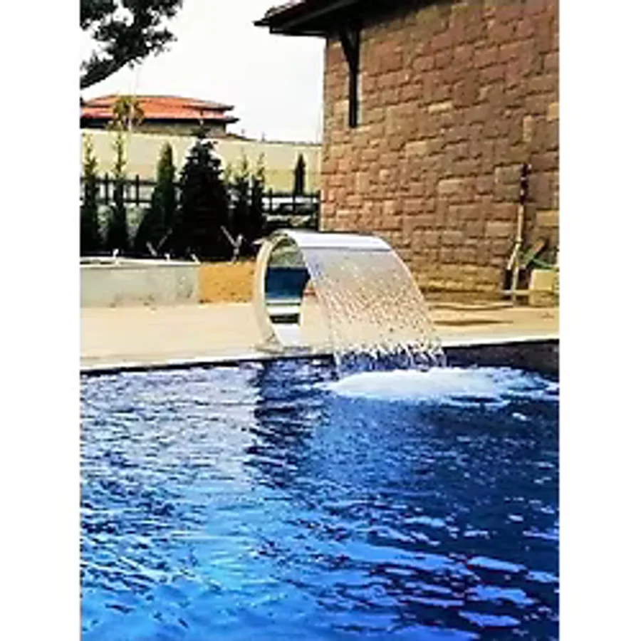 Sefa Havuz Şelalesi Paslanmaz Kobra Model 50X60 cm Dişli Maşonlu (63 Lük Boru ) 316 Kalite - AISI 316