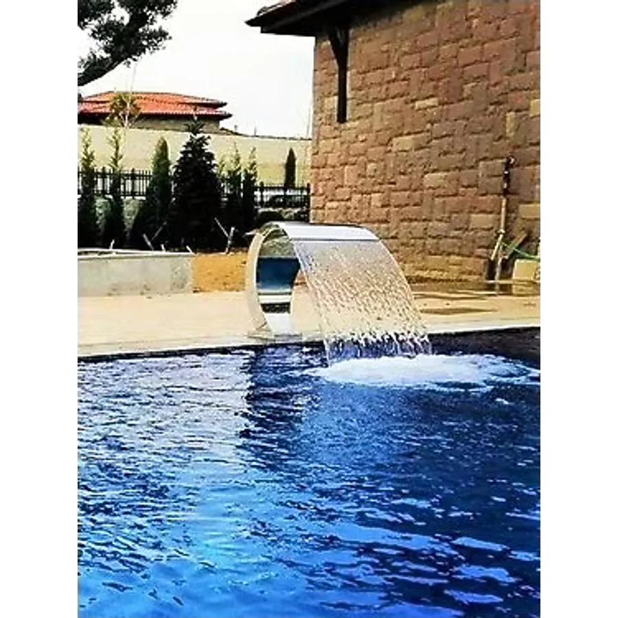 Sefa Havuz Şelalesi Paslanmaz Kobra Model 50X60 cm Dişli Maşonlu (63 Lük Boru ) 316 Kalite - AISI 316