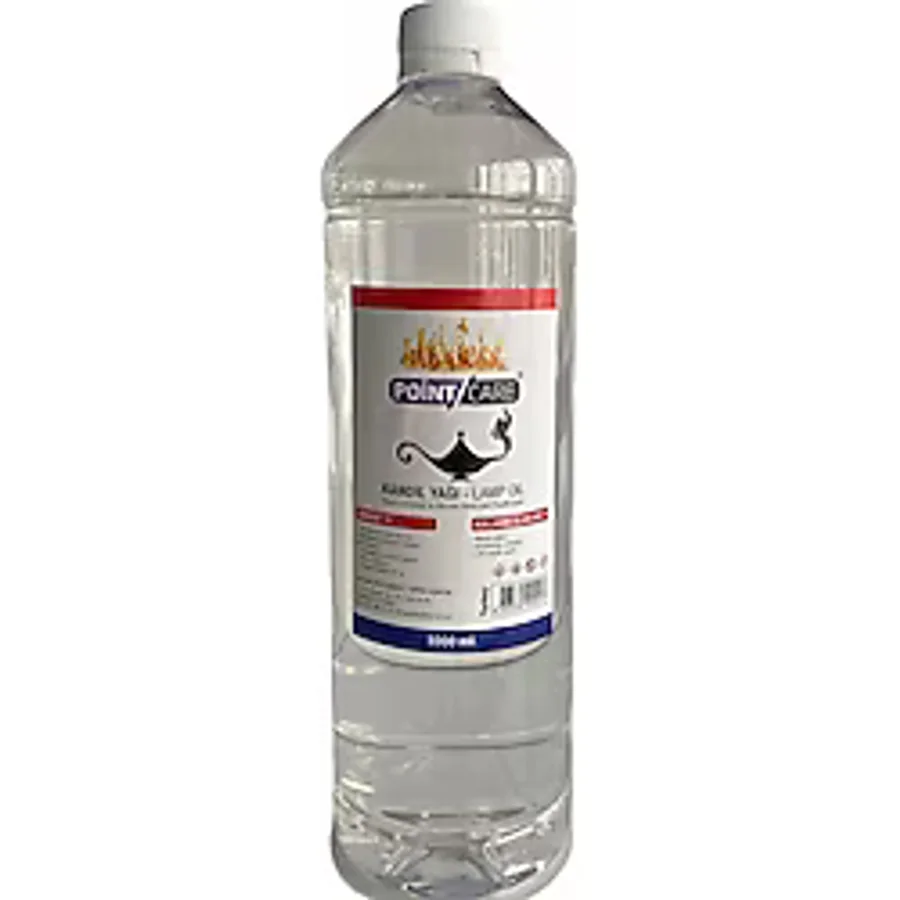 Şeffaf Kandil Yağı 1 Litre Kokusuz Dumansız Iç Mekan Gaz Lambası