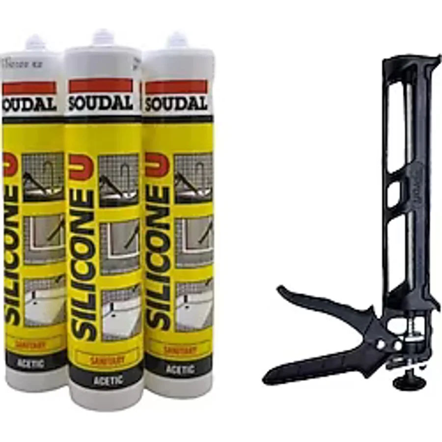 Şeffaf Silikon 280 Ml X 3'Lü Set