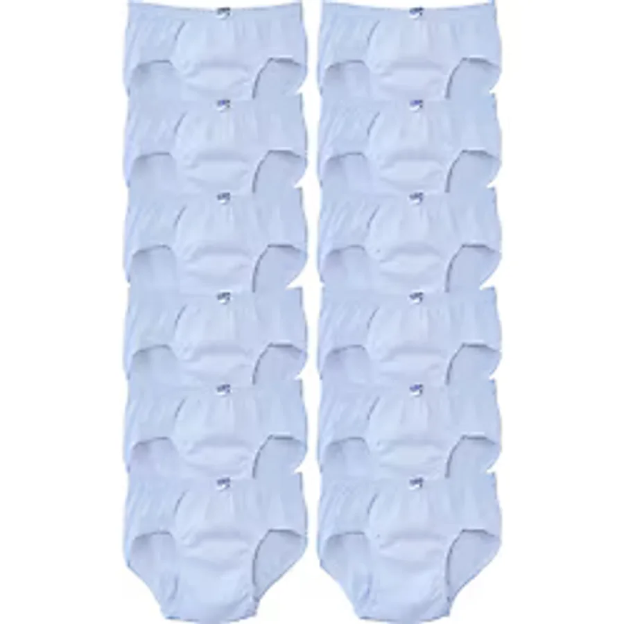 Seher Yıldızı Erkek Çocuk Slip Külot Beyaz 12 li Paket