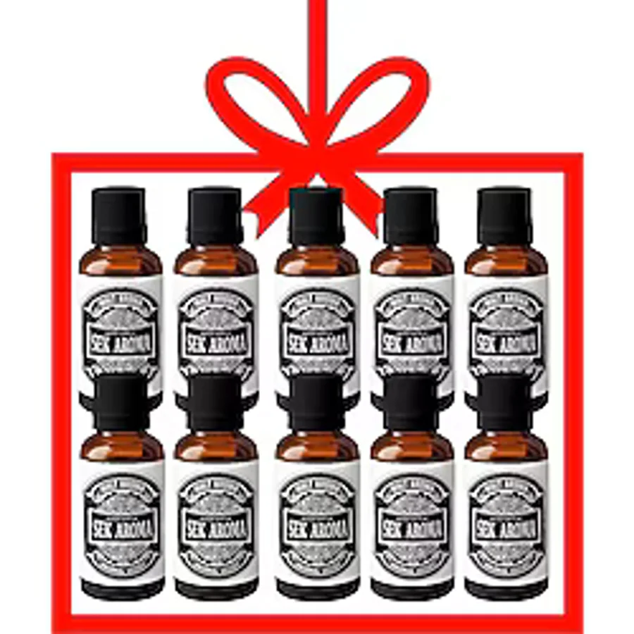Sek Aroma Black Malt Hazır Karışım Viski Kiti - Black Malt Viski Aroması 10 Adet 50ml Avantaj Paketi+Test Kiti