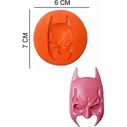 ŞEKER HAMUR KALIBI SİLİKON BATMAN MASKE 6x7 CM