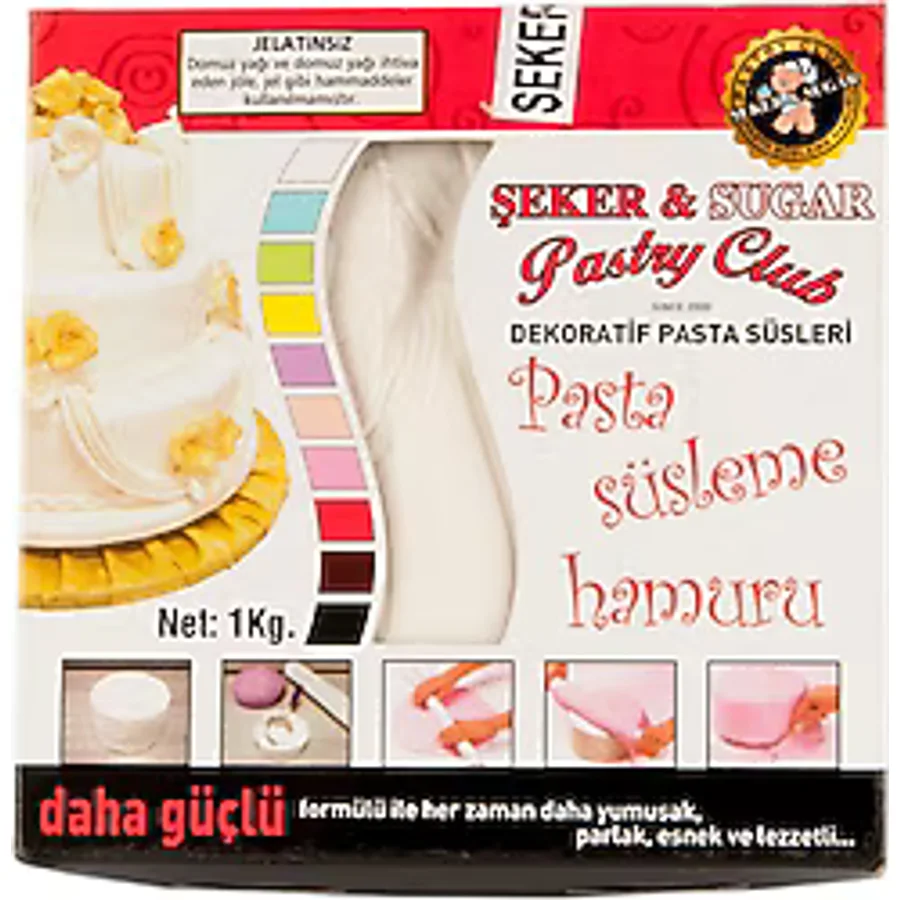Şeker & Sugar 1 kg Beyaz Şeker Hamuru
