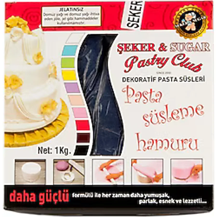 Şeker & Sugar Lacivert 1 kg Şeker Hamuru