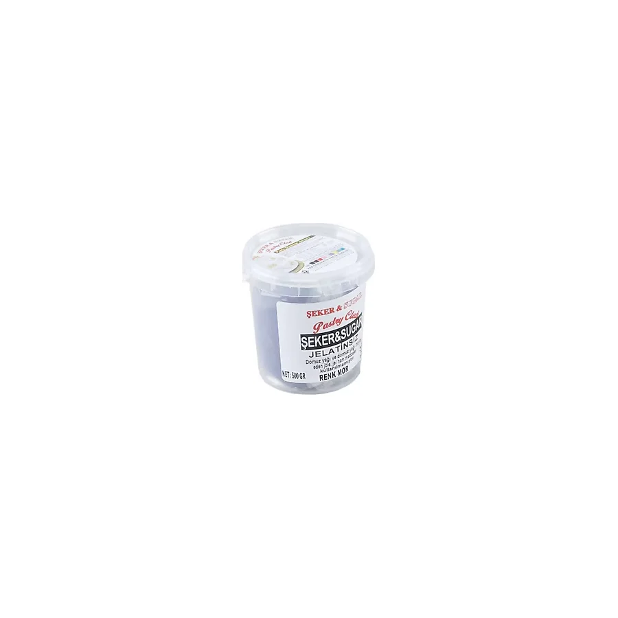 Şeker Sugar Şeker Hamuru Pasta Süsleme Hamuru 500 Gr Mor