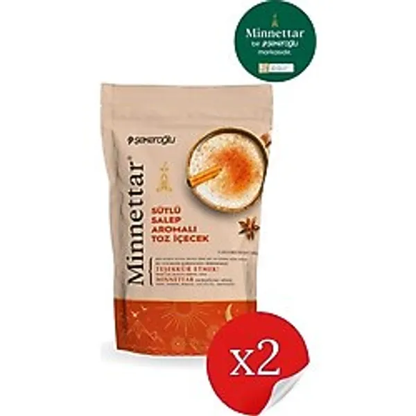 Şekeroğlu Minnettar Sütlü Salep 2 X 200 gr ( 2 Paket )