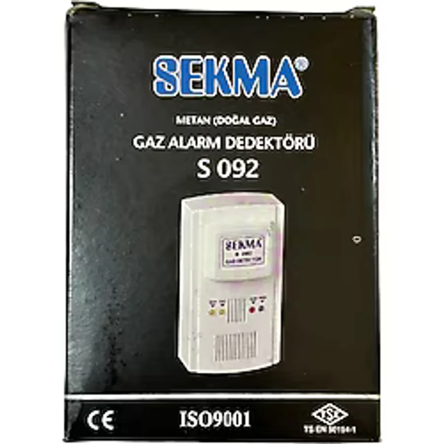 Sekma Doğal Gaz (Metan) Alarm Dedektörü S-092