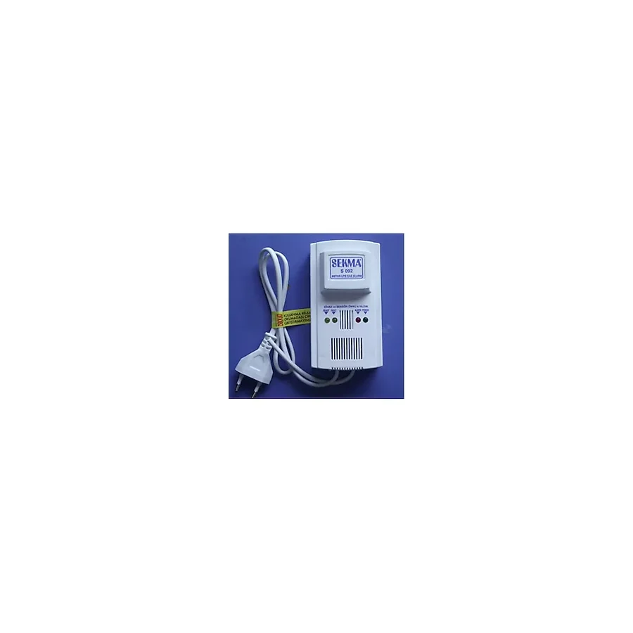 Sekma S-092 Doğalgaz Alarm Dedektörü Gaz Alarm Cihazı Lpg Alarm Uyandırıcı