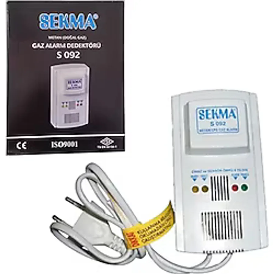 Sekma S092 Doğalgaz ve Tüp Gaz Alarm Dedektörü