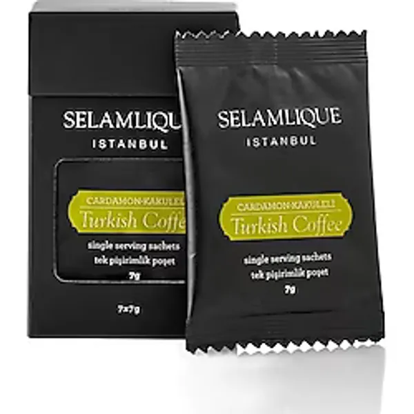 Selamlique Türk Kahvesi Kakule 7'li Paket 49G - Büyük Boy