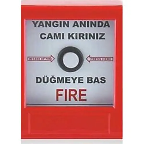 Selda Yangın Ikaz Ihbar Butonu Alarm Butonu 220V Yangın Ikaz Ihbar Butonu